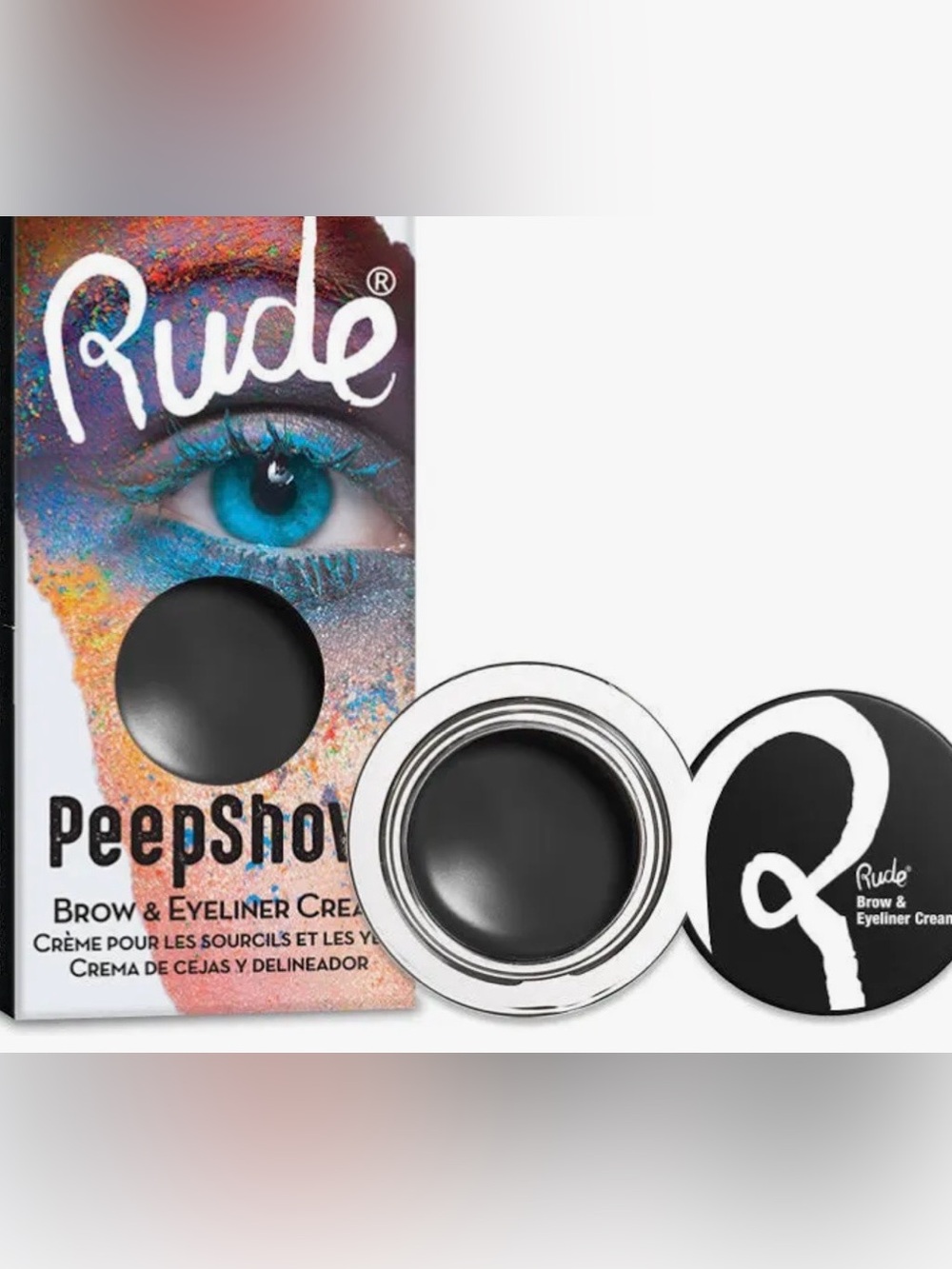 Rude Peepshow - Brow & Eyeliner - Dark Side